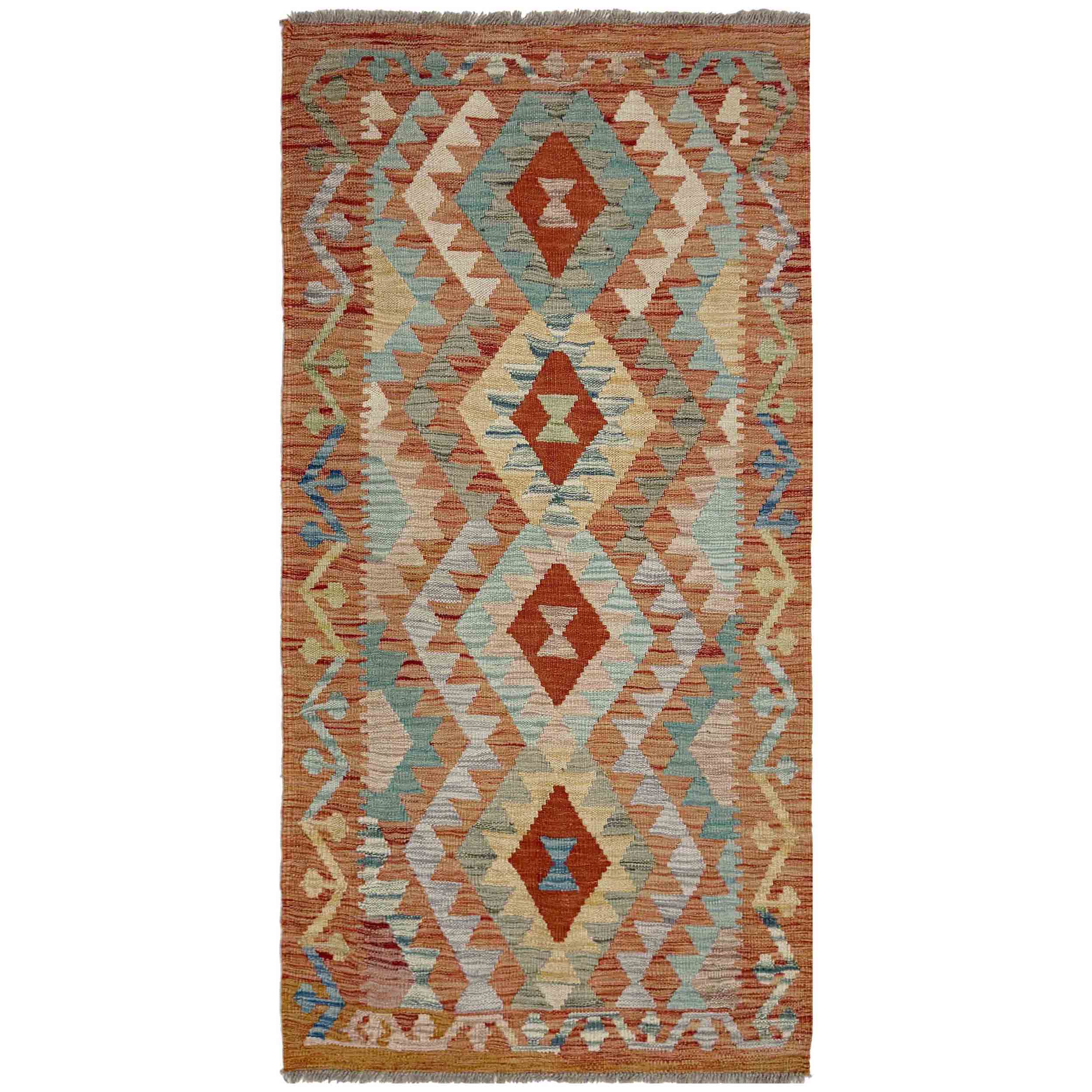 Afghan Vegetable Kilim Rug 2' 6
