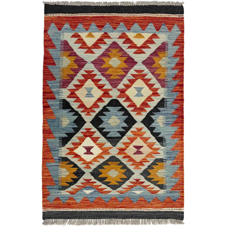 Handmade Vegetable Kilim 2' 8" x 4' 2" - No. AL910613