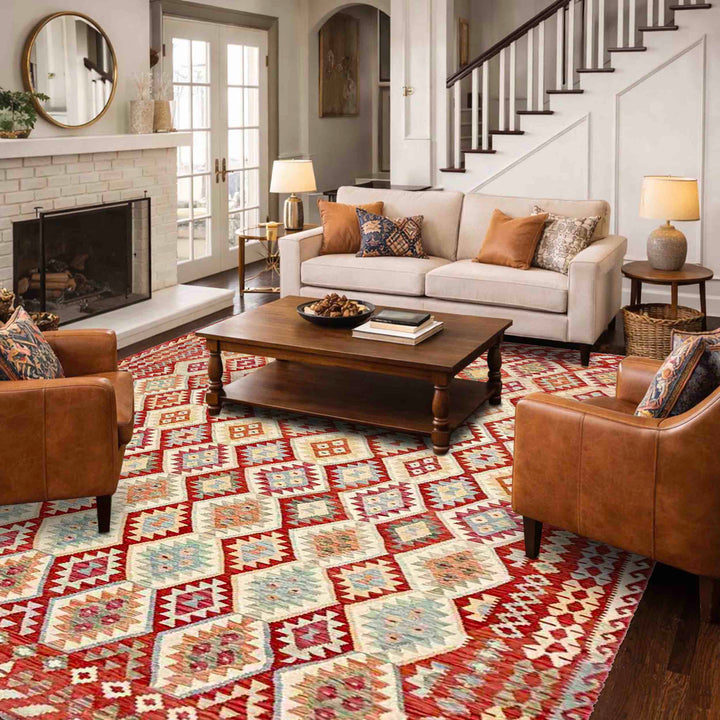 Handmade Vegetable Kilim 11' 2" x 14' 4" - No. AL285240