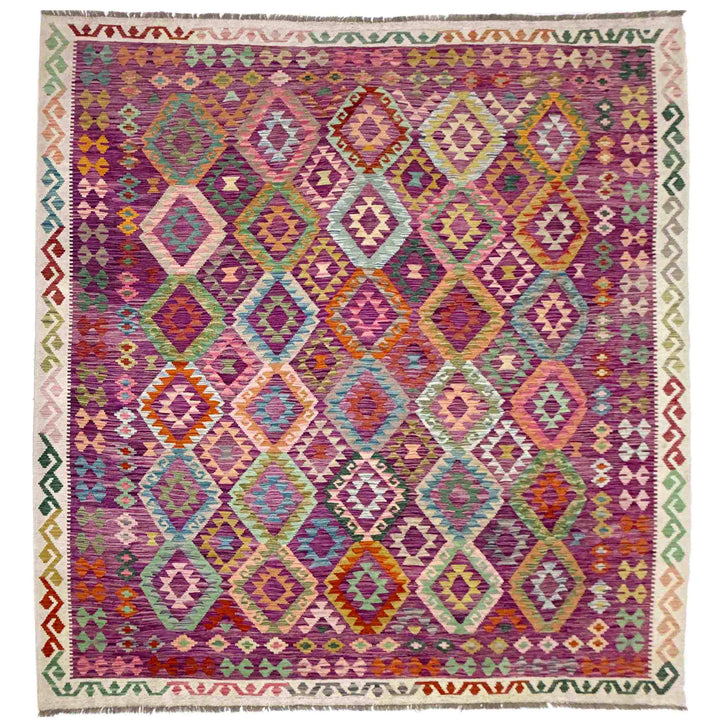 Large Size Chobi Kilim 8' 9" x 10' 2" - No. AL577261