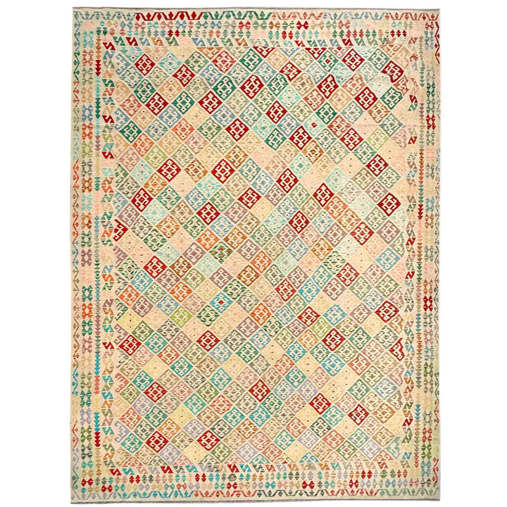 Handmade Vegetable Kelim 13' 11" x 19' 8" - No. AL197919