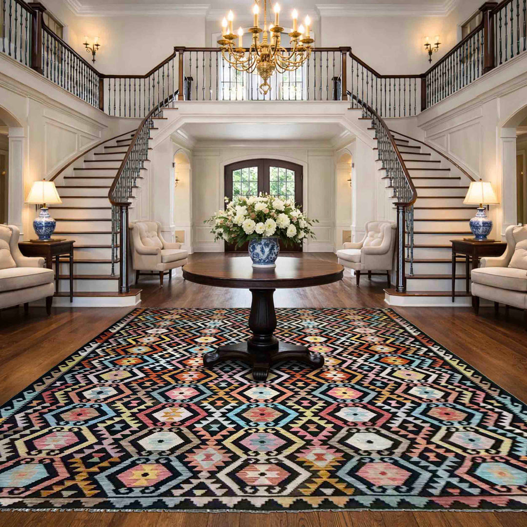 Large Size Chobi Kilim 8' 2" x 11' 6" - No. AL482041