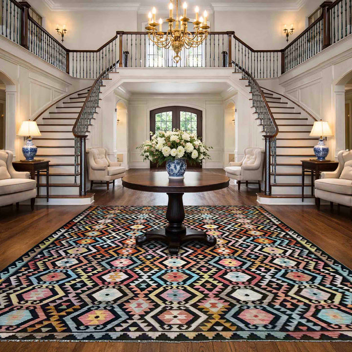 Large Size Chobi Kilim 8' 2" x 11' 6" - No. AL482041