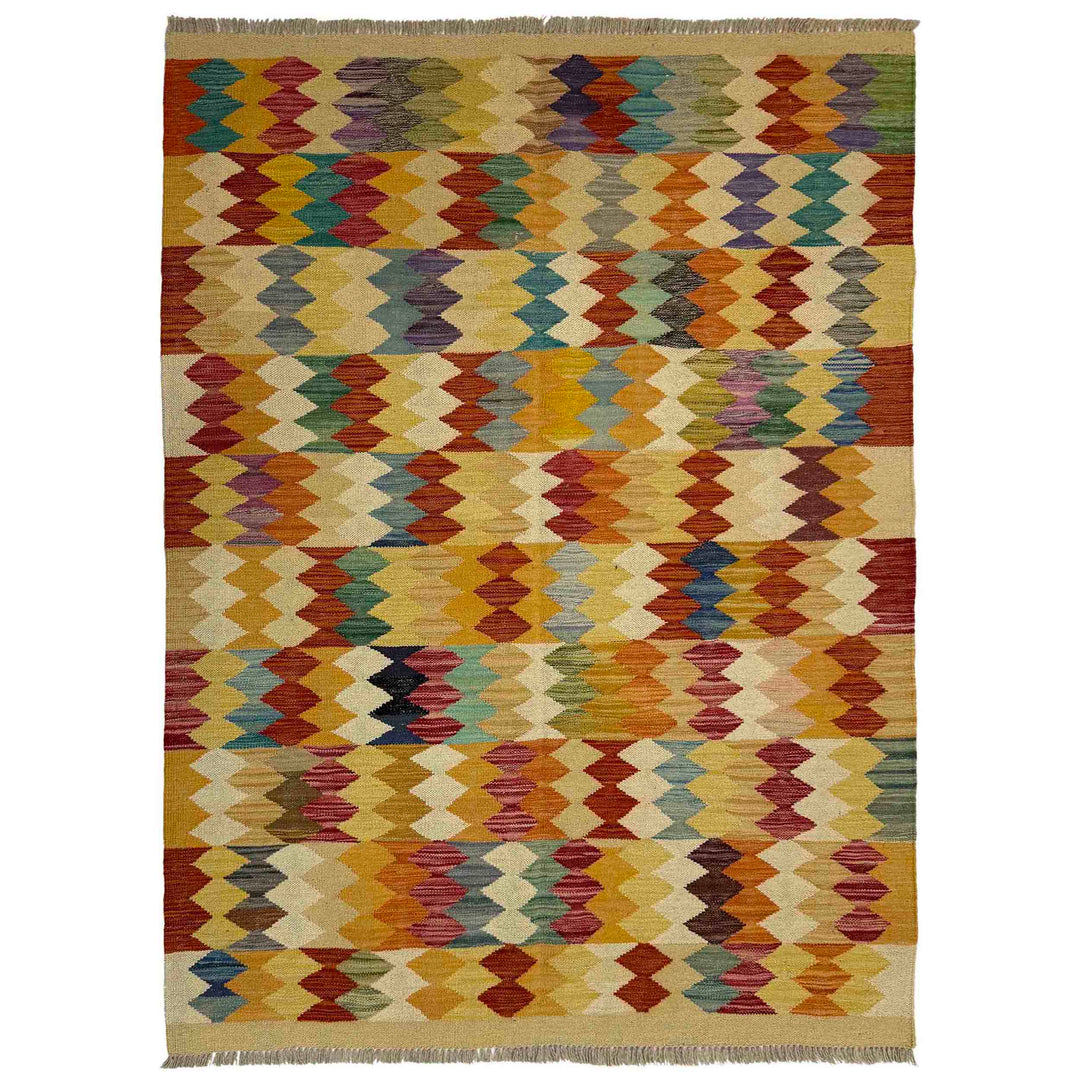 Small Size Chobi Kilim 4' 1" x 5' 10" - No. AL666832