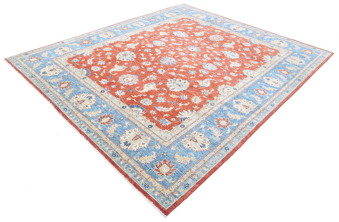 Hand Knotted Ziegler Farhan Wool Rug 8' 4" x 9' 9" - No. AT373481