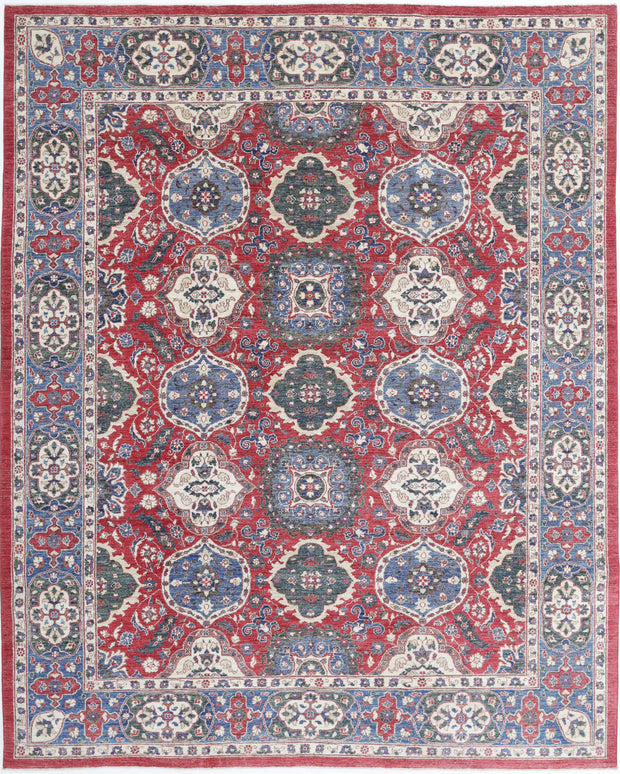 Hand Knotted Ziegler Farhan Wool Rug 7' 9" x 9' 11" - No. AT65646