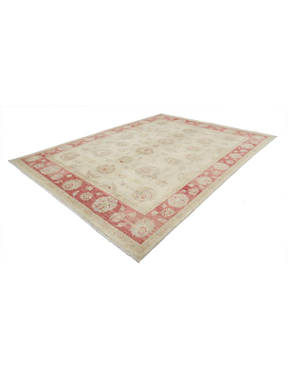 Afghan Ziegler Rug 9' 7" x 13' 1" Hand-Knotted | No. AT71016