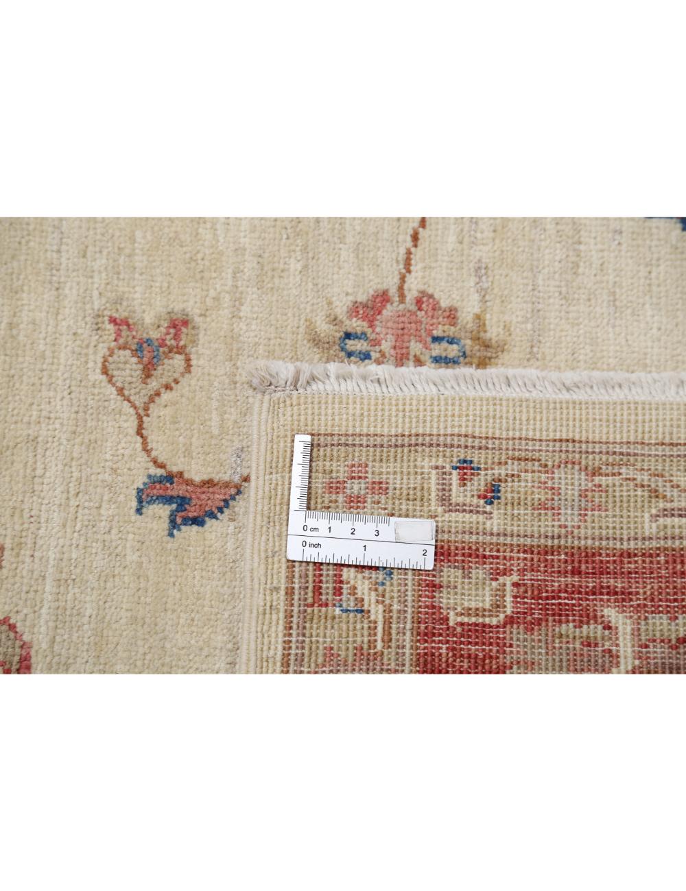 Afghan Ziegler Rug 5' 7" x 7' 11" Hand-Knotted | No. AT84917