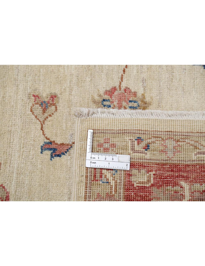 Afghan Ziegler Rug 5' 7" x 7' 11" Hand-Knotted | No. AT84917