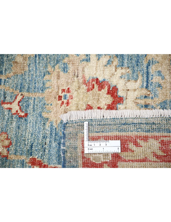 Afghan Ziegler Rug 5' 7" x 7' 10" Hand-Knotted | No. AT62789