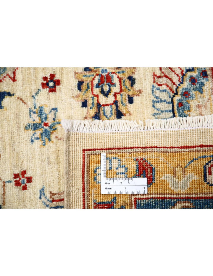 Afghan Ziegler Rug 5' 10" x 7' 6" Hand-Knotted | No. AT80460