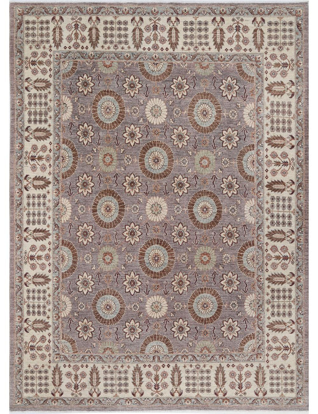 Hand Knotted Ziegler Farhan Wool Rug 7' 9" x 10' 9" - No. AT94029