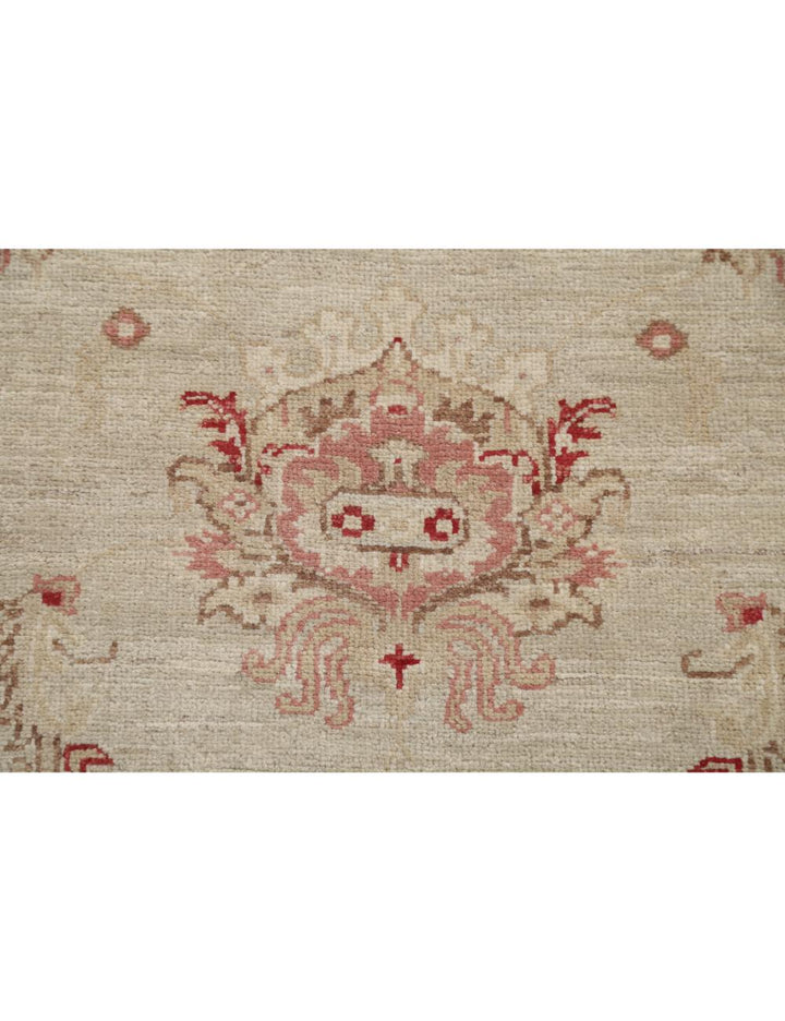 Afghan Ziegler Rug 3' 11" x 5' 8" Hand-Knotted | No. AT40769