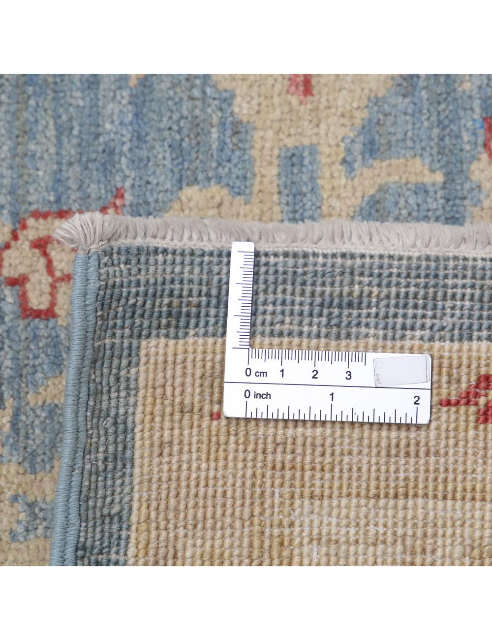 Afghan Ziegler Rug 4' 1" x 6' 2" Hand-Knotted | No. AT71957