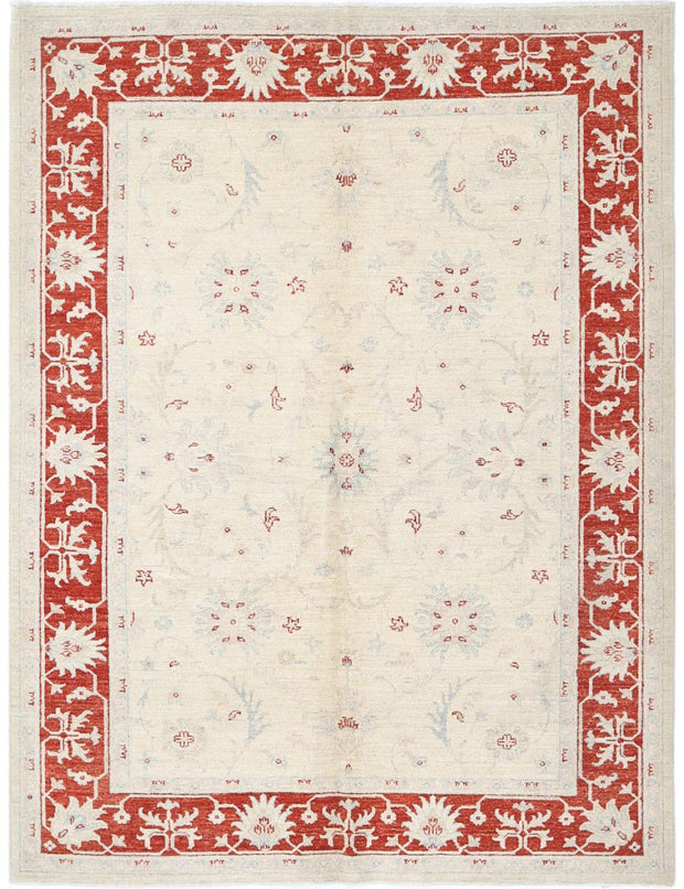 Hand Knotted Ziegler Farhan Wool Rug 5' 0" x 6' 6" - No. AT80755