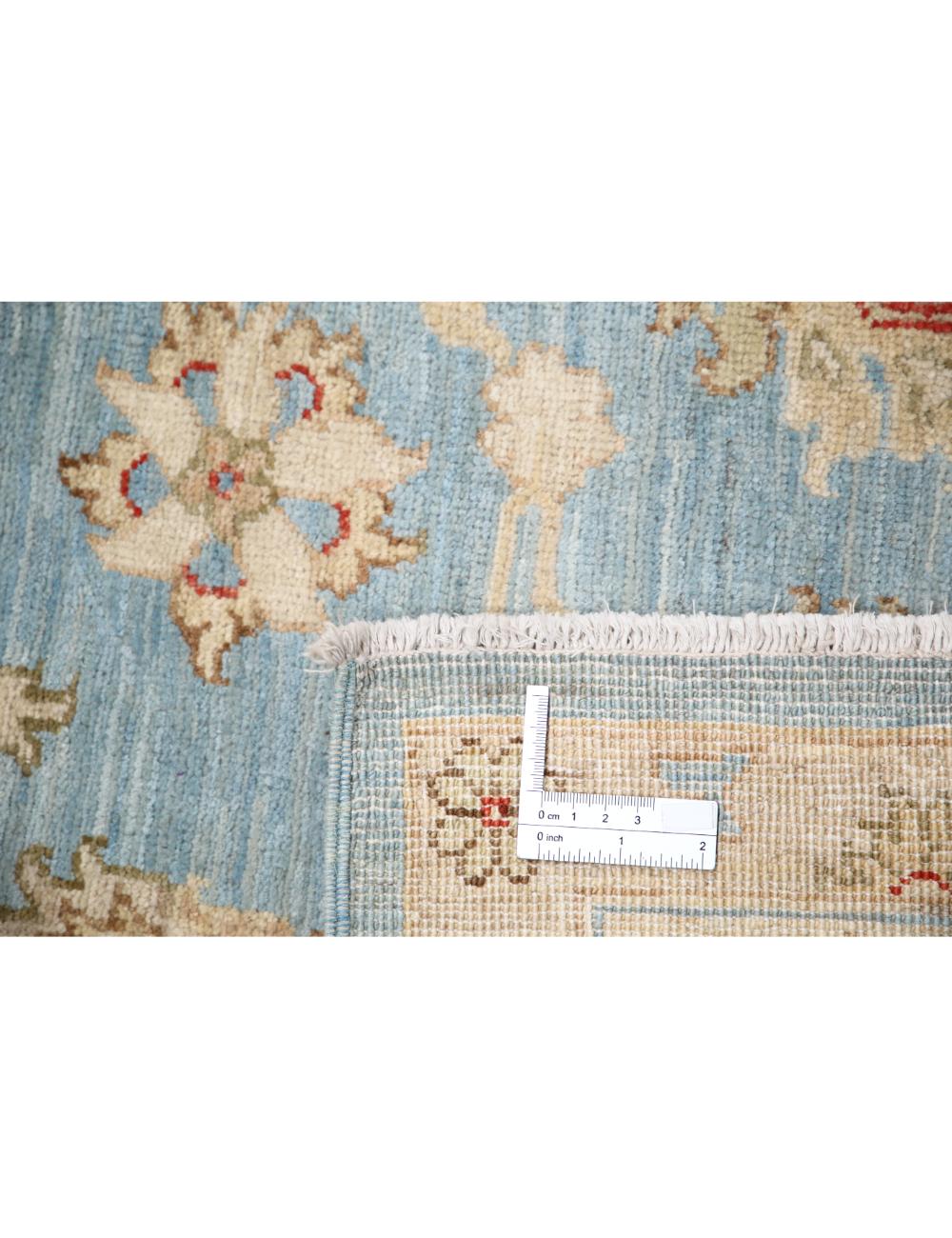 Afghan Ziegler Rug 4' 11" x 6' 7" Hand-Knotted | No. AT60723