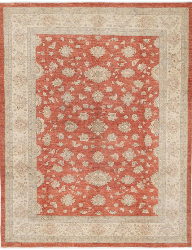 Hand Knotted Ziegler Farhan Wool Rug 9' 1" x 11' 6" - No. AT78697