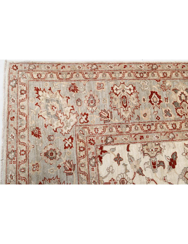 Afghan Ziegler Rug 11' 5" x 14' 5" Hand-Knotted | No. AT25353