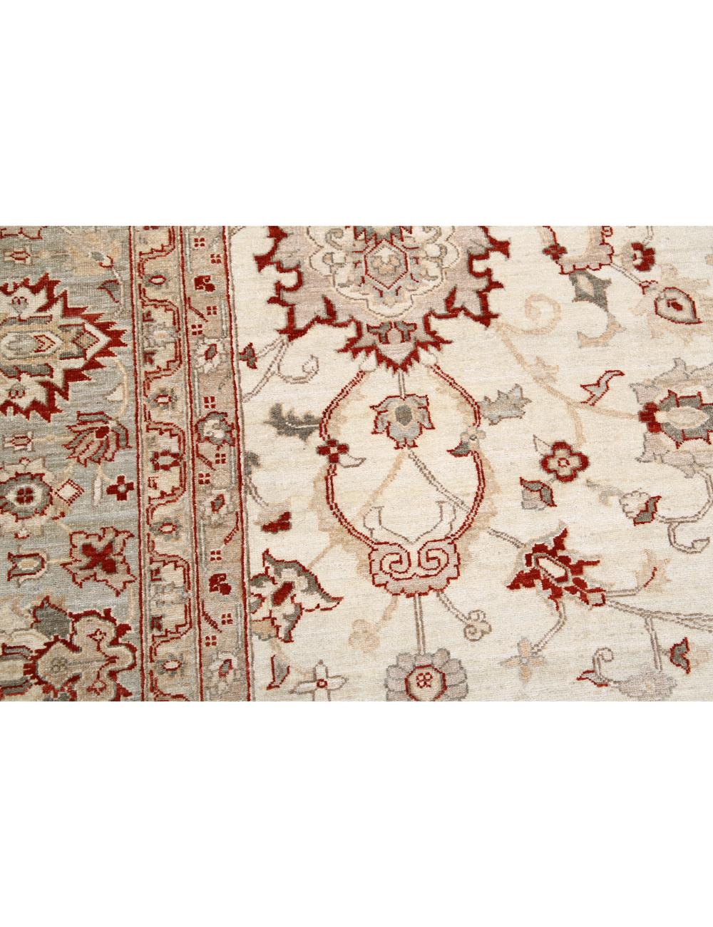 Afghan Ziegler Rug 11' 5" x 14' 5" Hand-Knotted | No. AT25353