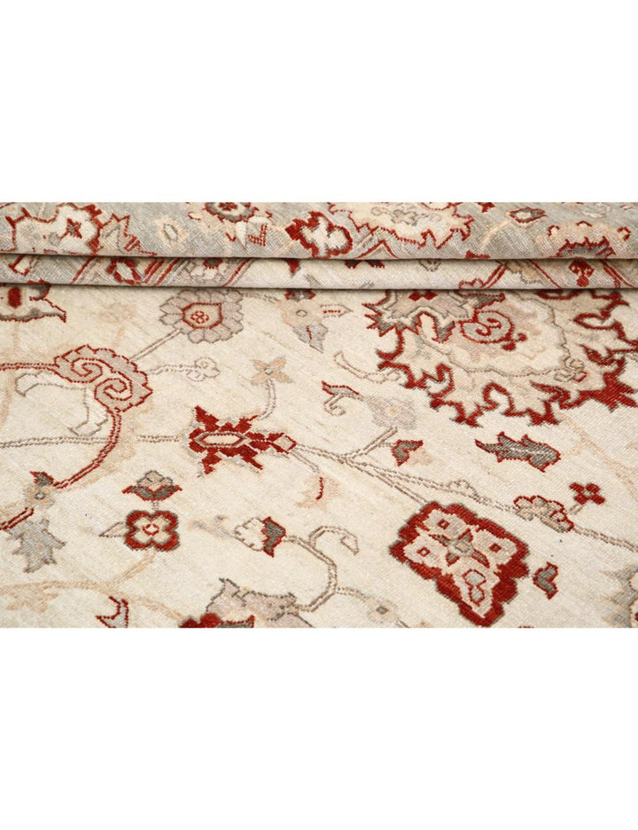 Afghan Ziegler Rug 11' 5" x 14' 5" Hand-Knotted | No. AT25353