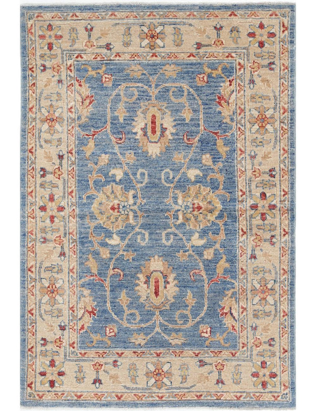 Hand Knotted Ziegler Farhan Wool Rug 2' 9" x 4' 1" - No. AT12909