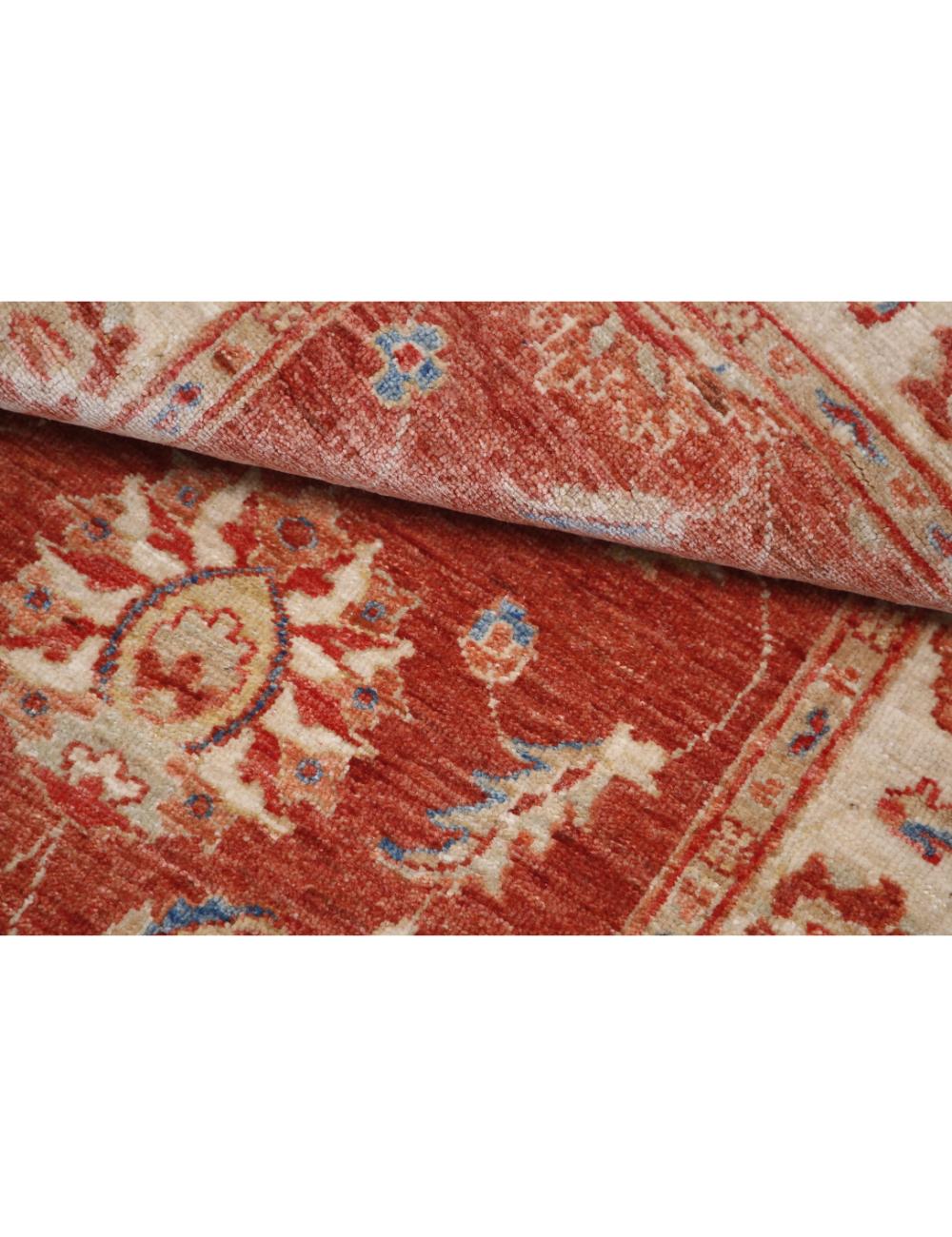 Afghan Ziegler Rug 2' 9" x 3' 10" Hand-Knotted | No. AT11063