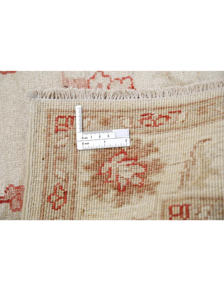 Afghan Ziegler Rug 2' 9" x 3' 9" Hand-Knotted | No. AT21628