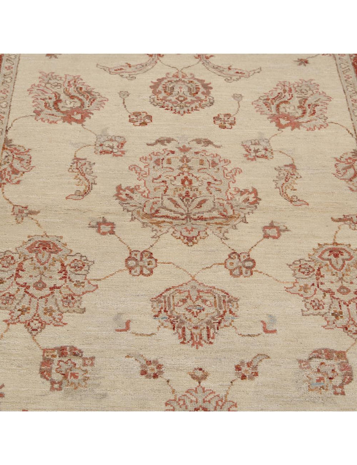 Afghan Ziegler Rug 3' 11" x 6' 1" Hand-Knotted | No. AT21928