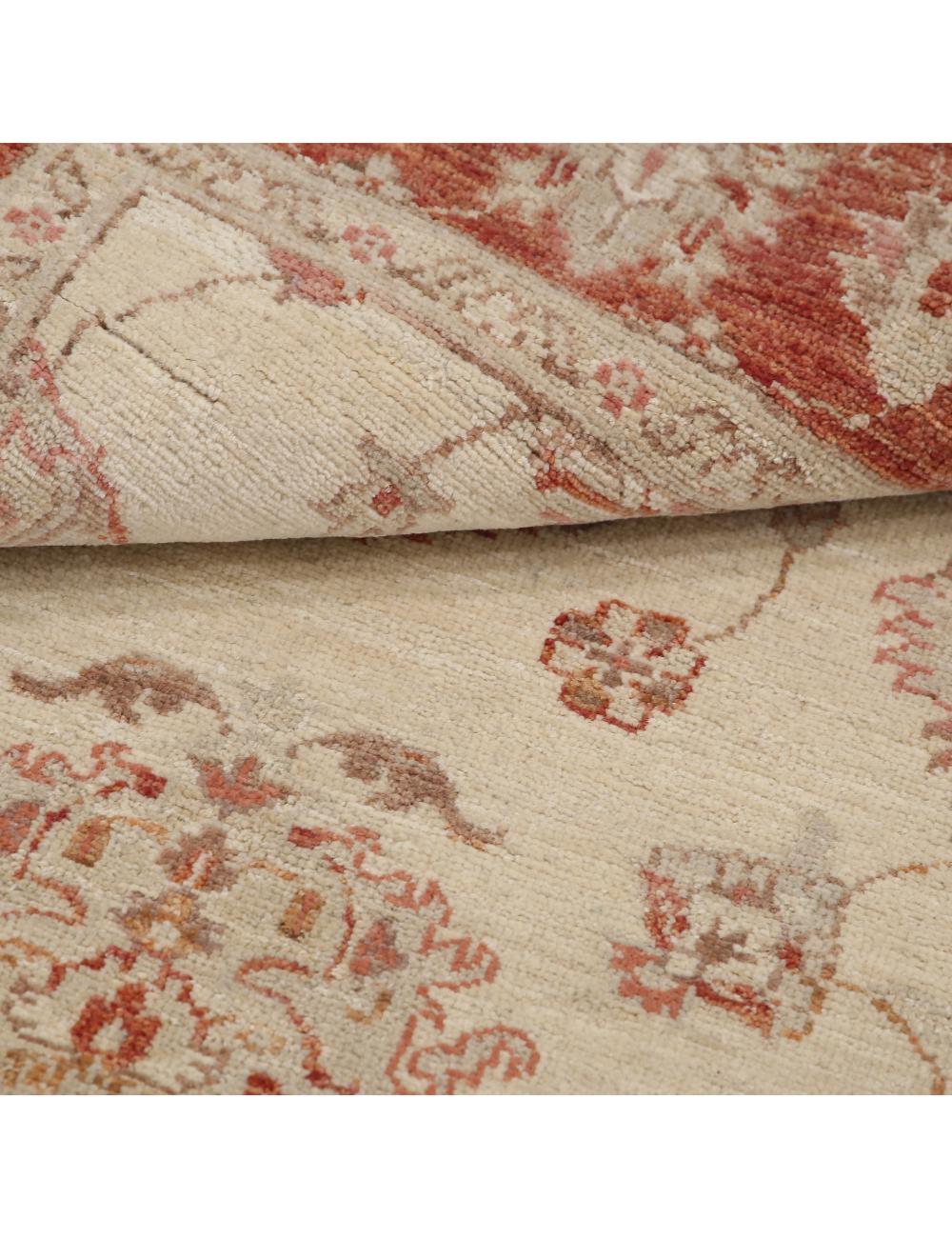 Afghan Ziegler Rug 3' 11" x 6' 1" Hand-Knotted | No. AT21928