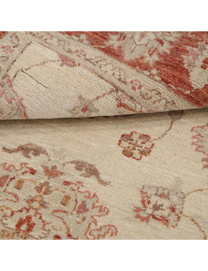 Afghan Ziegler Rug 3' 11" x 6' 1" Hand-Knotted | No. AT21928