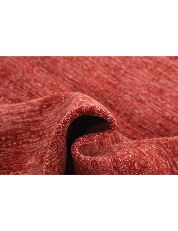Red Afghan Ziegler Rug 3' 10" x 5' 10" Hand-Knotted | No. AT21858
