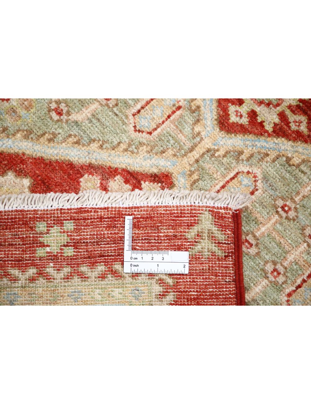 Afghan Ziegler Rug 2' 8" x 8' 4" Hand-Knotted | No. AT74905
