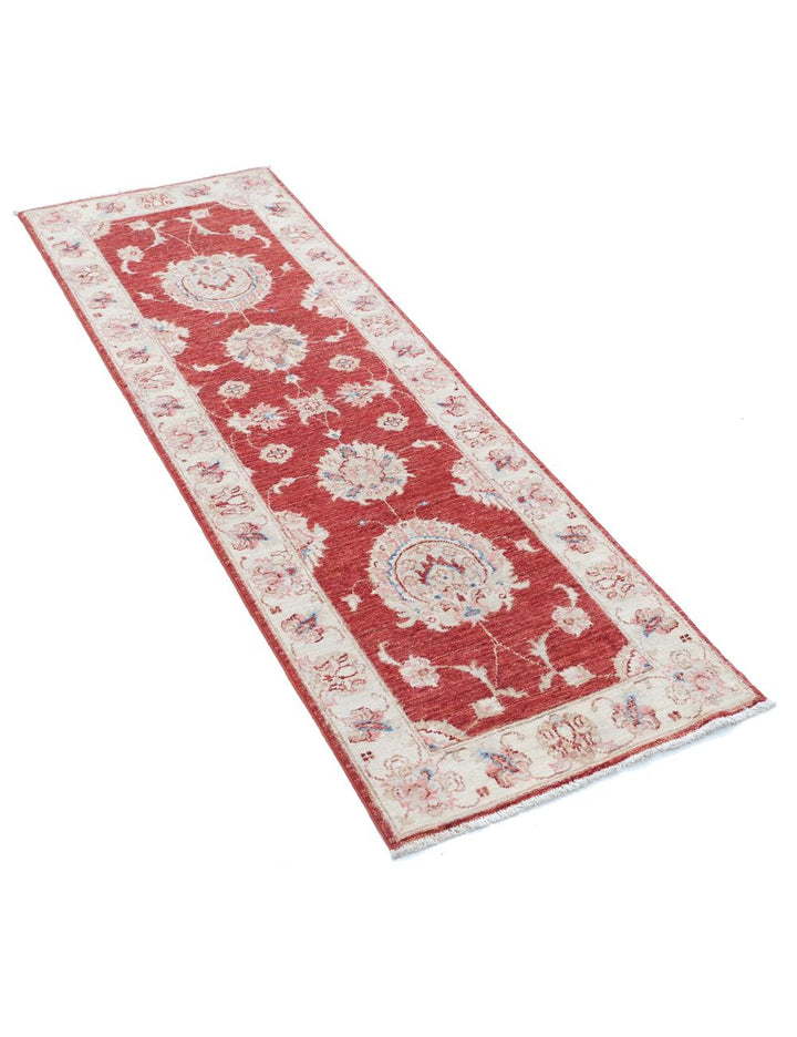 Afghan Ziegler Rug 2' 0" x 5' 11" Hand-Knotted | No. AT14431
