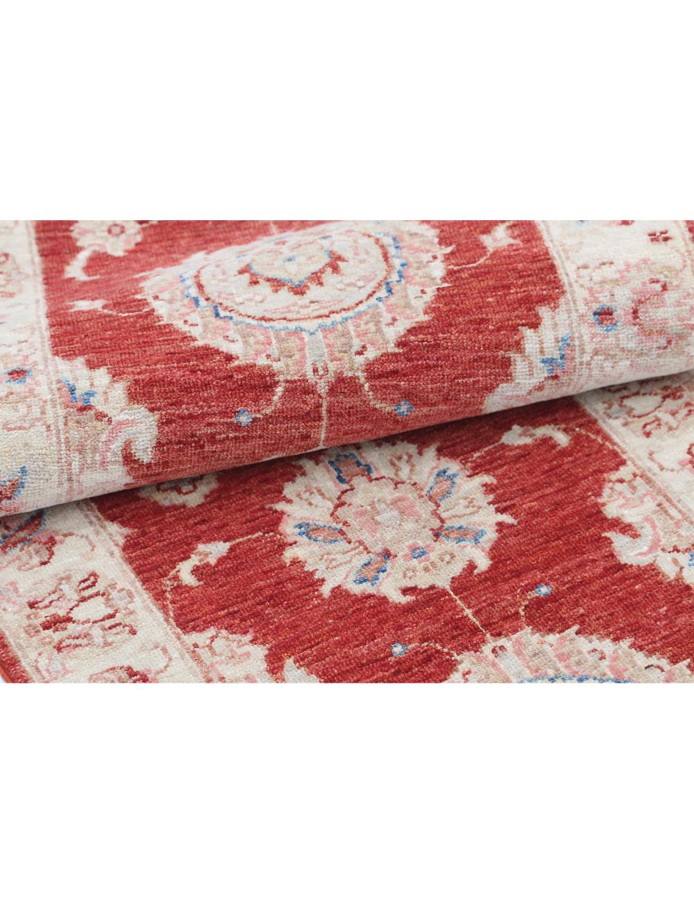 Afghan Ziegler Rug 2' 0" x 5' 11" Hand-Knotted | No. AT14431