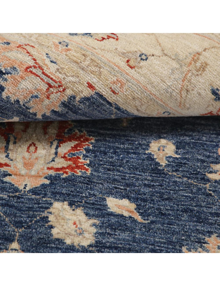 Afghan Ziegler Rug 3' 11" x 6' 2" Hand-Knotted | No. AT32925