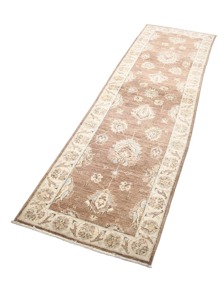 Afghan Ziegler Rug 2' 4" x 8' 6" Hand-Knotted | No. AT33675