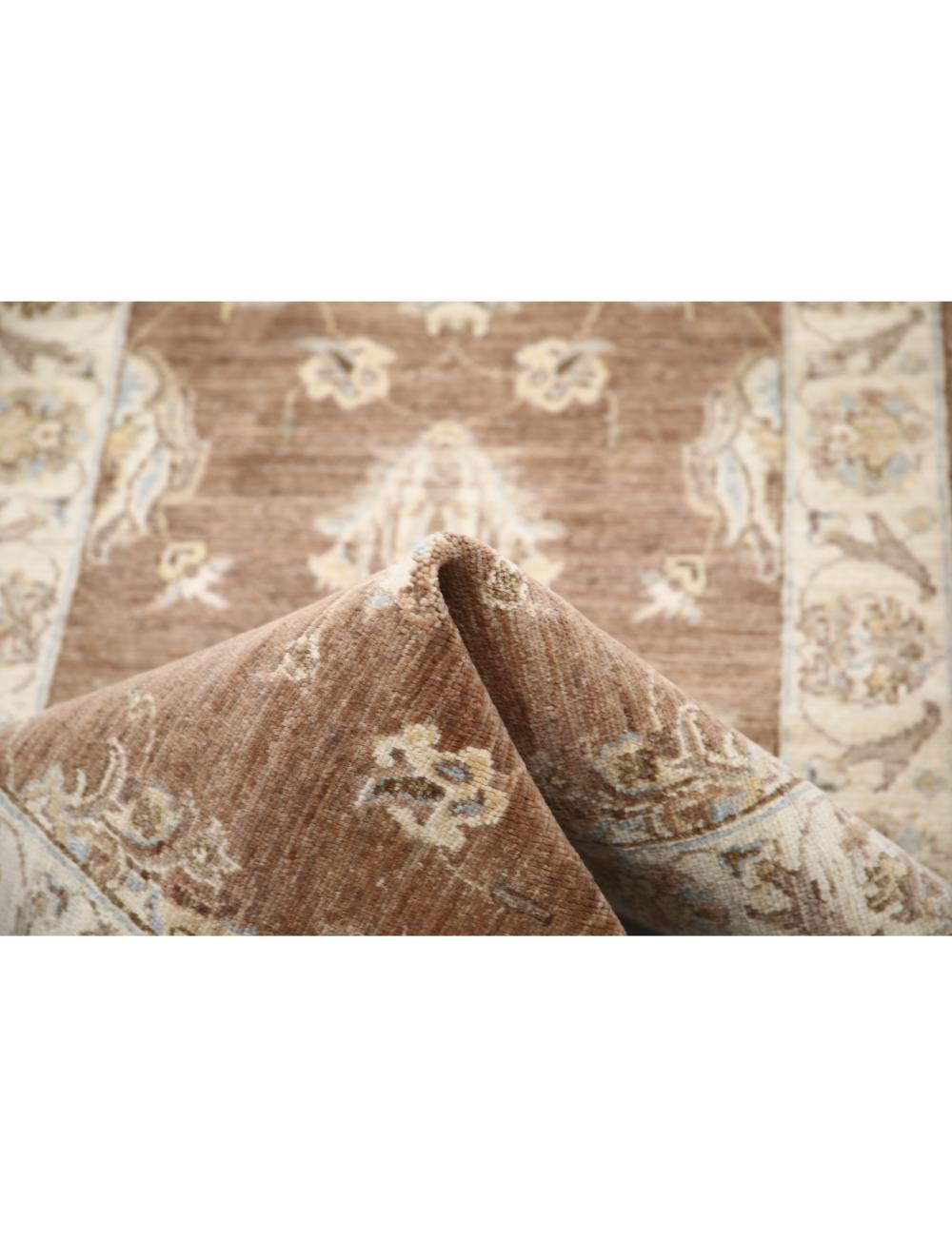 Afghan Ziegler Rug 2' 4" x 8' 6" Hand-Knotted | No. AT33675