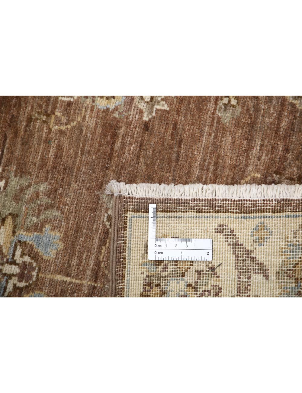 Afghan Ziegler Rug 2' 4" x 8' 6" Hand-Knotted | No. AT33675