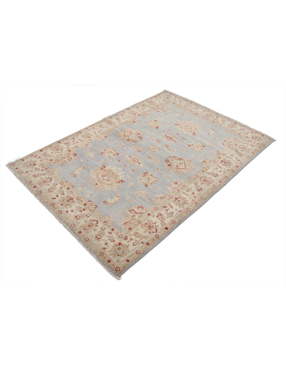 Afghan Ziegler Rug 3' 11" x 5' 9" Hand-Knotted | No. AT92103