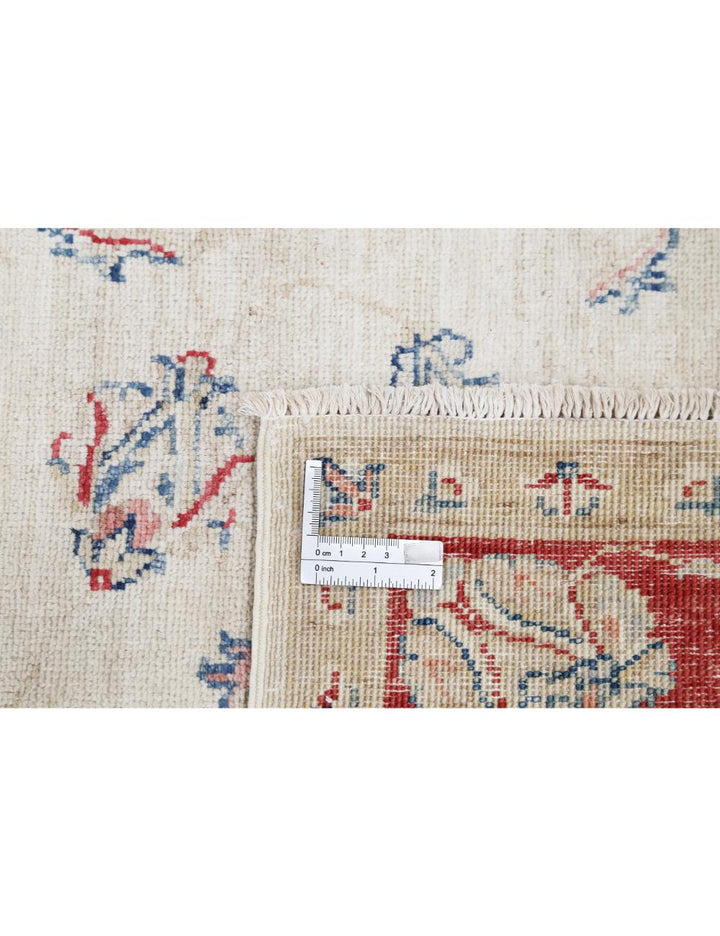 Afghan Ziegler Rug 3' 11" x 5' 9" Hand-Knotted | No. AT76784