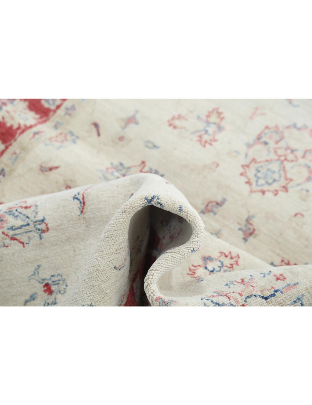 Afghan Ziegler Rug 3' 11" x 5' 9" Hand-Knotted | No. AT76784
