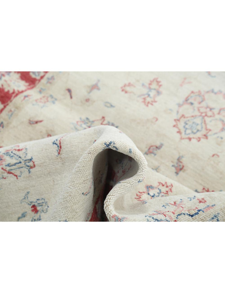 Afghan Ziegler Rug 3' 11" x 5' 9" Hand-Knotted | No. AT76784
