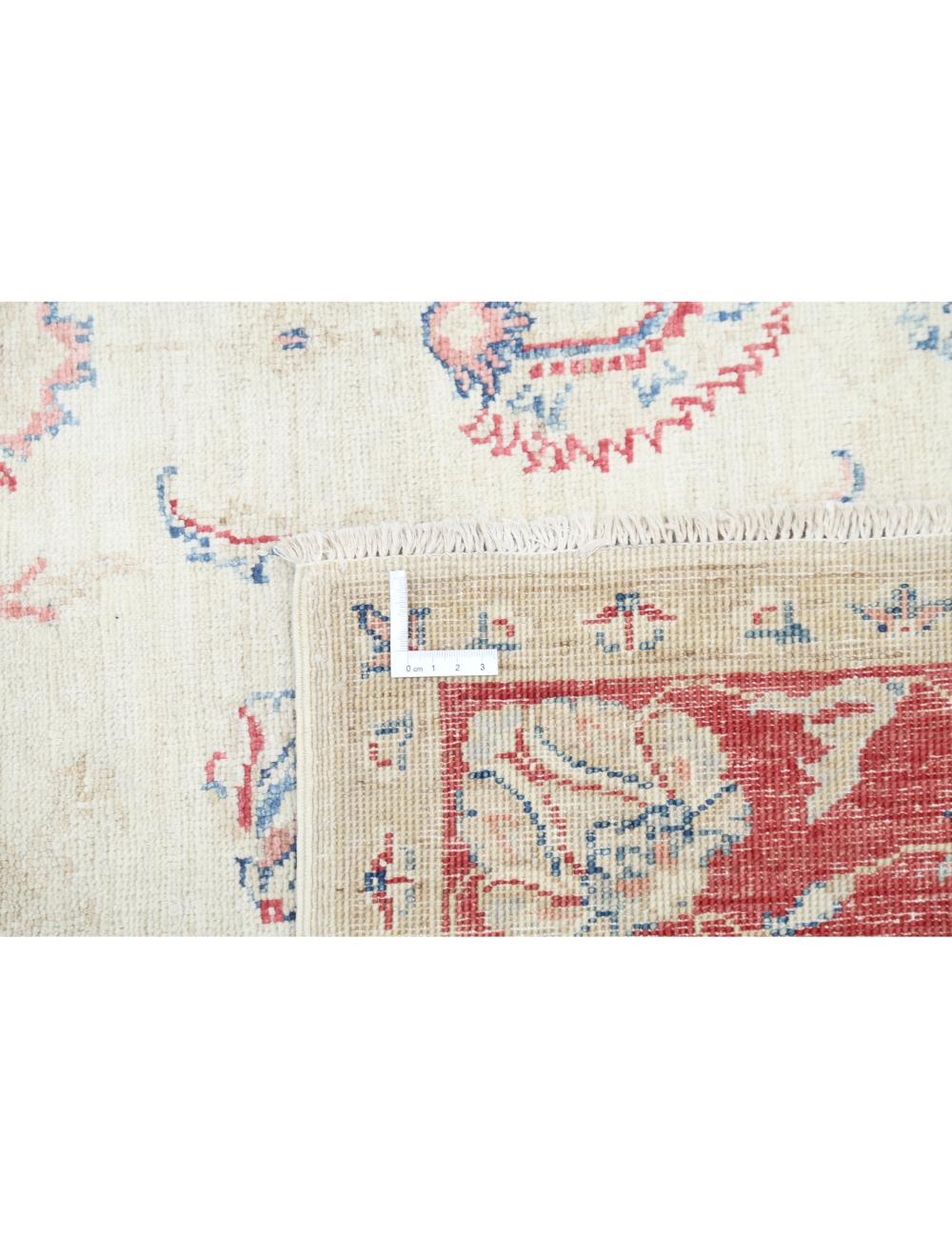 Afghan Ziegler Rug 3' 11" x 5' 9" Hand-Knotted | No. AT76784