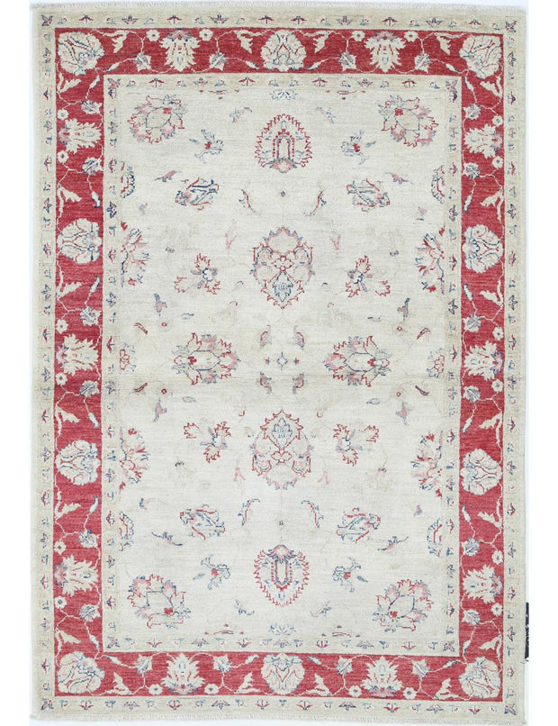 Hand Knotted Ziegler Farhan Wool Rug 3' 11" x 5' 9" - No. AT76784