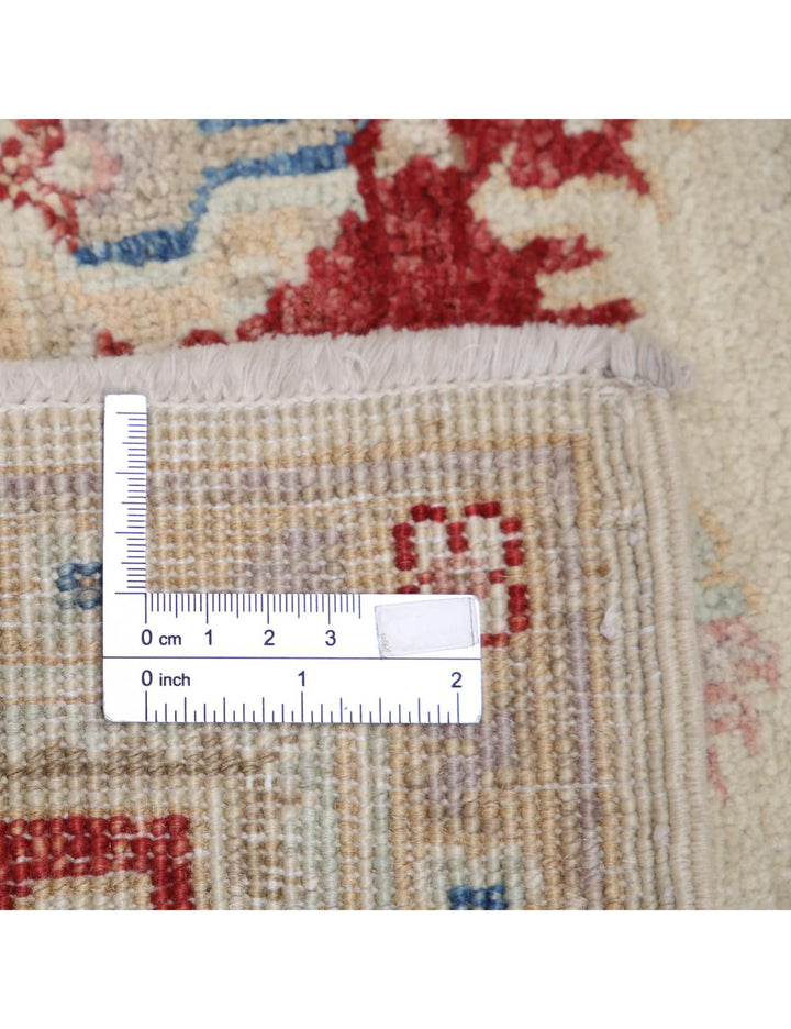 Afghan Ziegler Rug 3' 10" x 5' 2" Hand-Knotted | No. AT79074