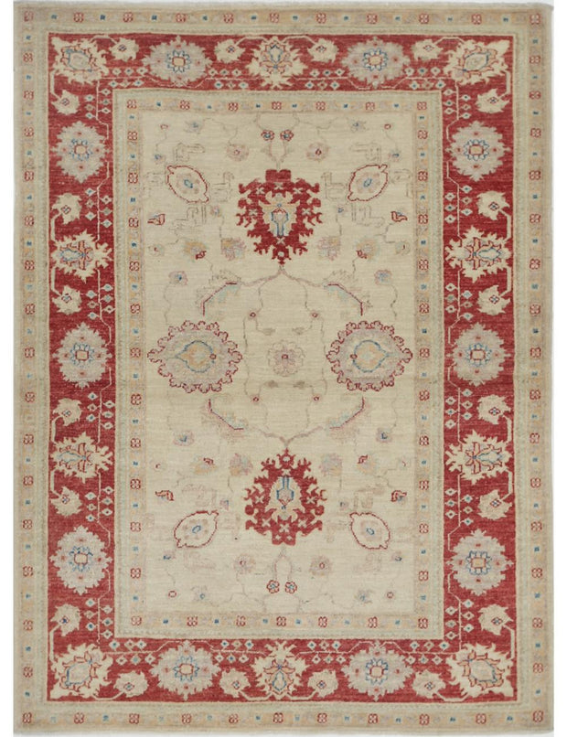Hand Knotted Ziegler Farhan Wool Rug 3' 10" x 5' 2" - No. AT79074