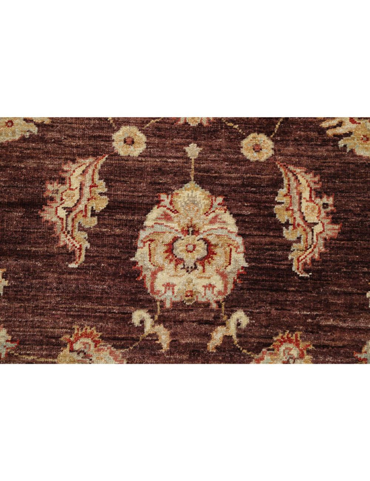 Afghan Ziegler Rug 3' 9" x 5' 10" Hand-Knotted | No. AT39231