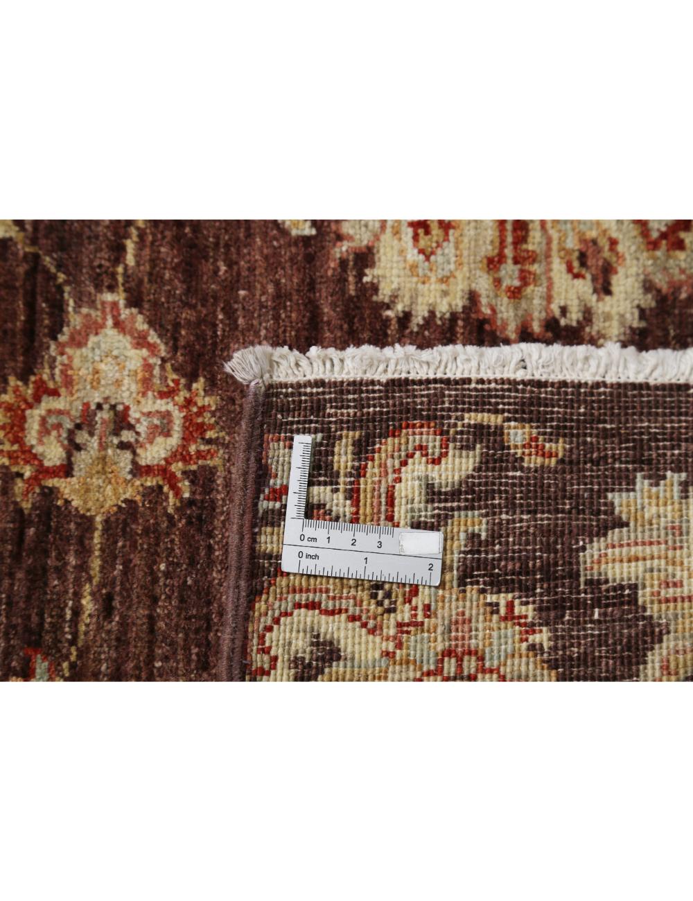 Afghan Ziegler Rug 3' 9" x 5' 10" Hand-Knotted | No. AT39231