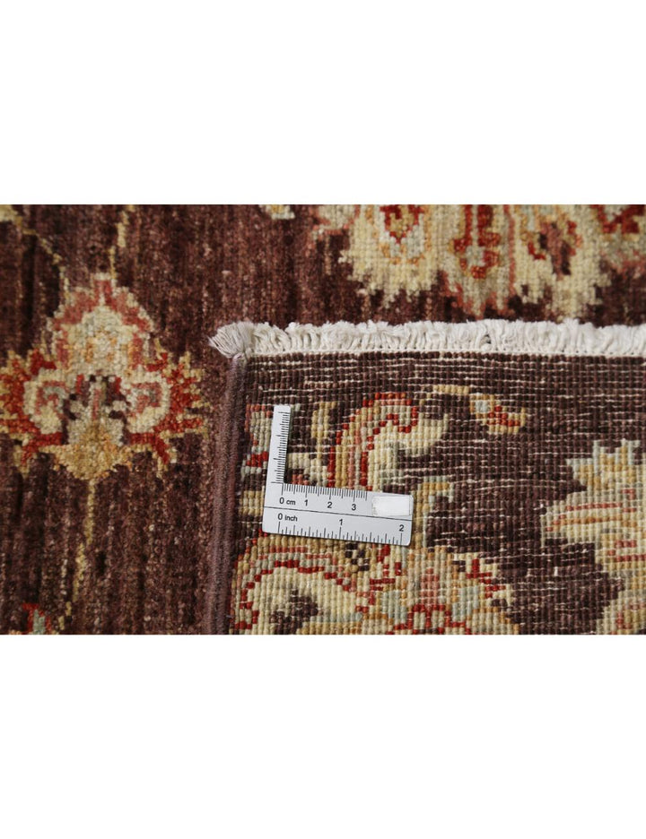 Afghan Ziegler Rug 3' 9" x 5' 10" Hand-Knotted | No. AT39231