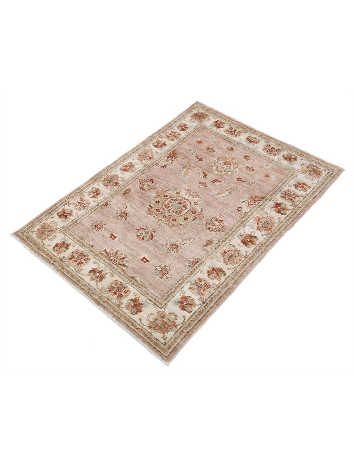 Afghan Ziegler Rug 2' 8" x 3' 9" Hand-Knotted | No. AT42959
